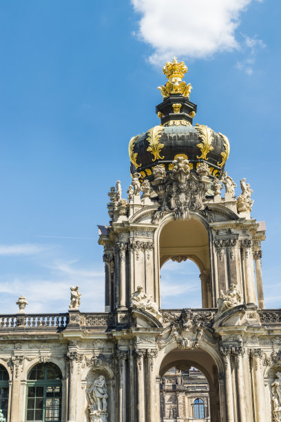 德累斯顿著名的茨温格宫图片下载