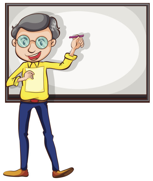 简单的老师素描图片下载