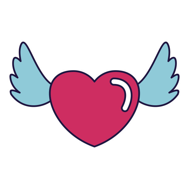心中爱的翅膀图片下载