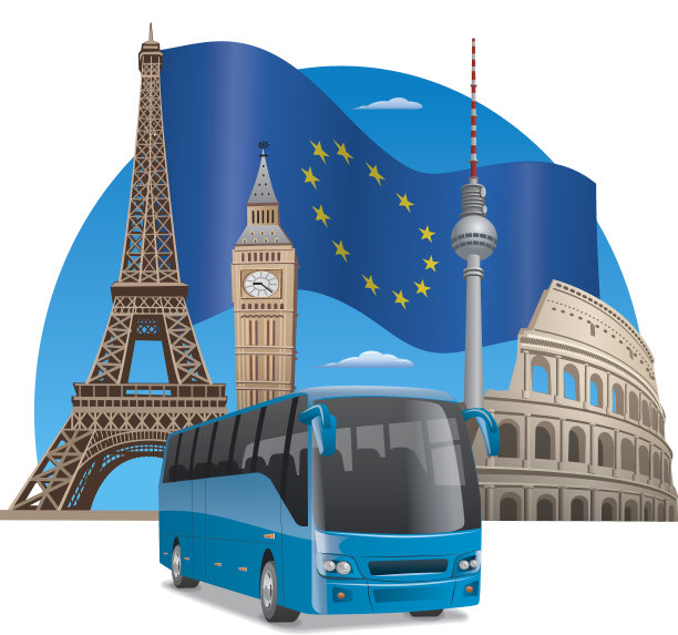 欧洲巴士之旅图片下载