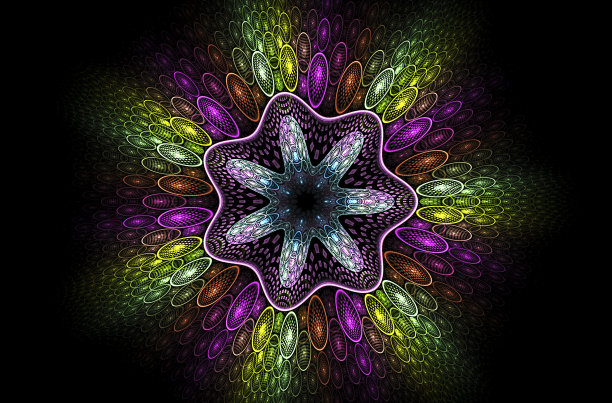 摘要分形图像图片下载