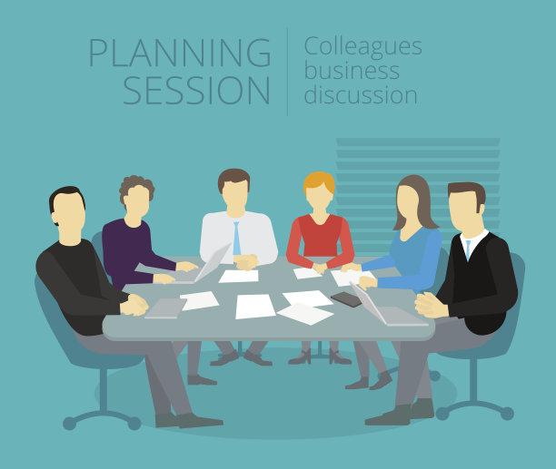 人们在桌子上工作图片下载