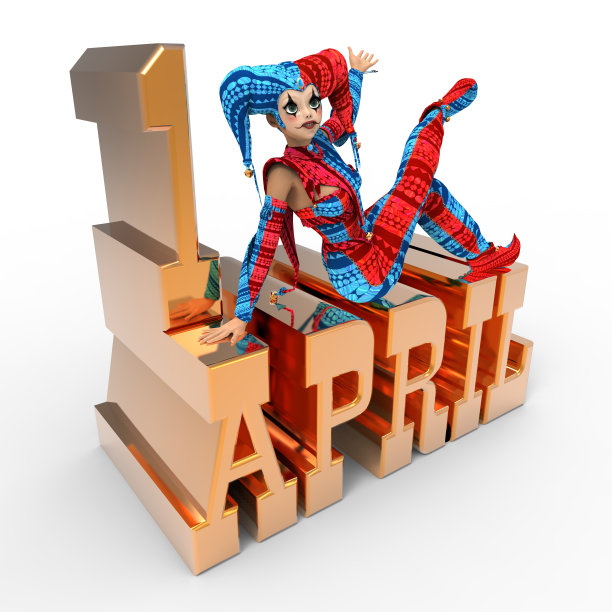 愚人节剪报图片下载