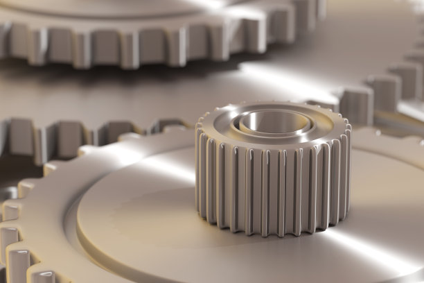 部分齿轮在特写图片下载