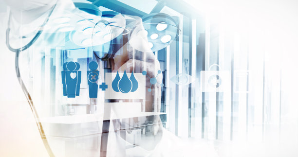 双重曝光医手工作图片下载