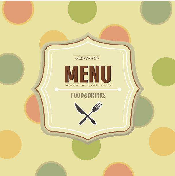 餐厅的菜单图片下载