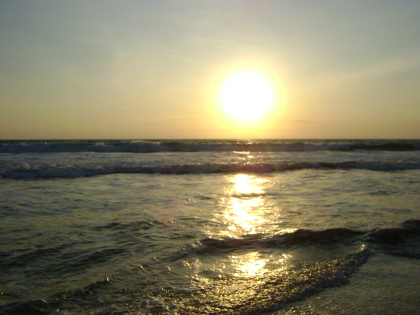 海上日落图片下载