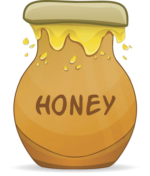 卡通蜂蜜罐图片下载
