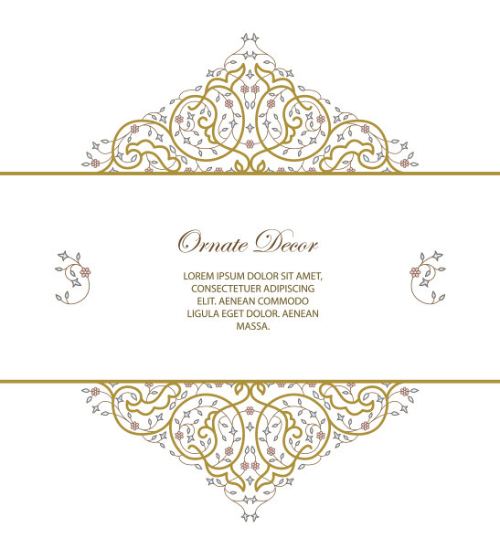 矢量装饰架。图片下载