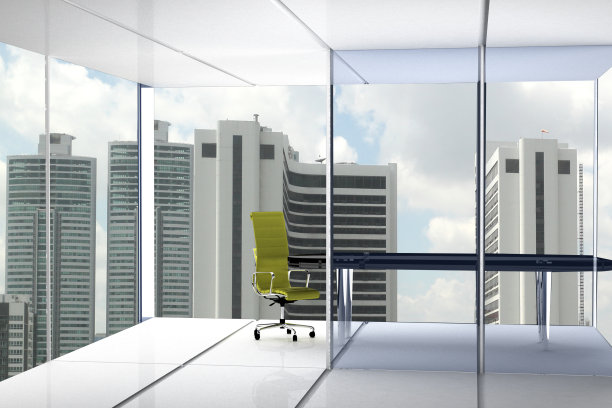现代空办公室内饰图片下载