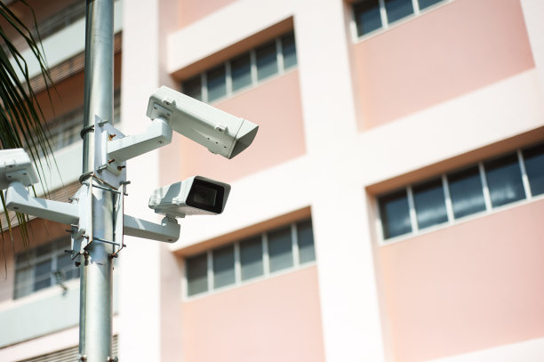 城市公共场所的监控录像图片下载