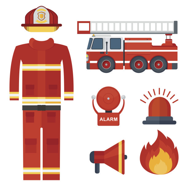 白色防火手套图片下载