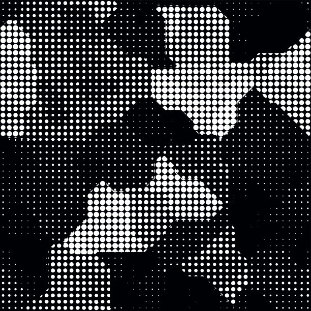 现代无缝模式与点素材图片