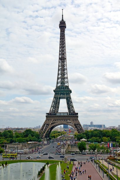 埃菲尔铁塔和它的周围图片下载