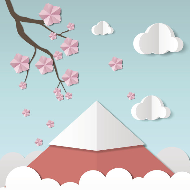 樱花矢量图素材ID：164672536