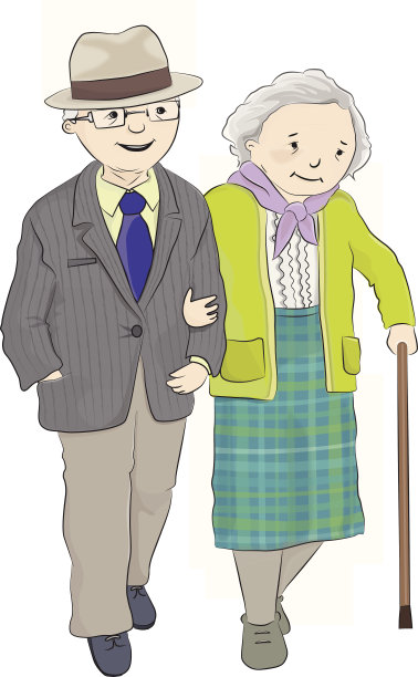 老夫妇散步图片下载