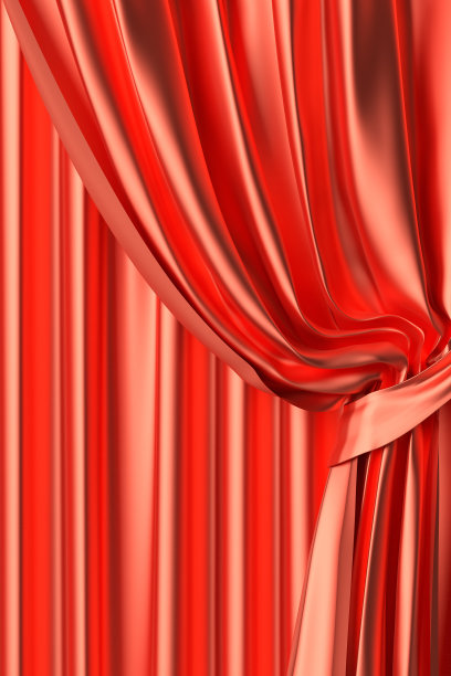 红丝剧场幕布碎片图片下载