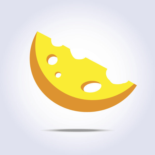 奶酪图标。矢量图图片下载