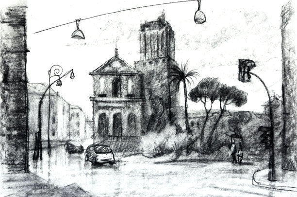 手绘插画素材ID：164696086