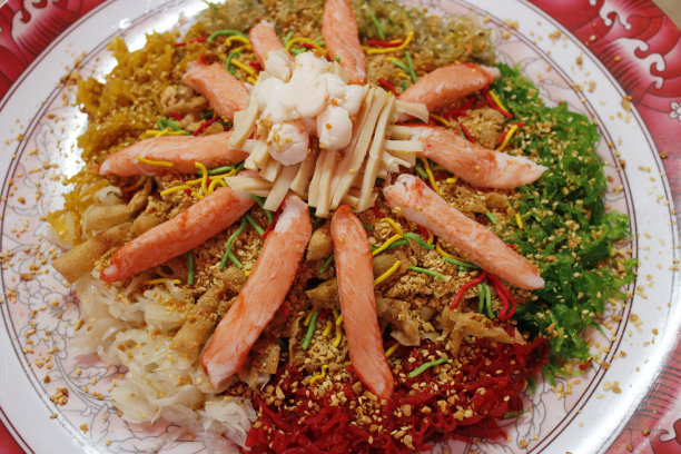 这是中国的新年美食素材图片
