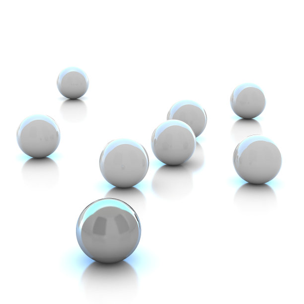 三维渲染抽象球体图片下载