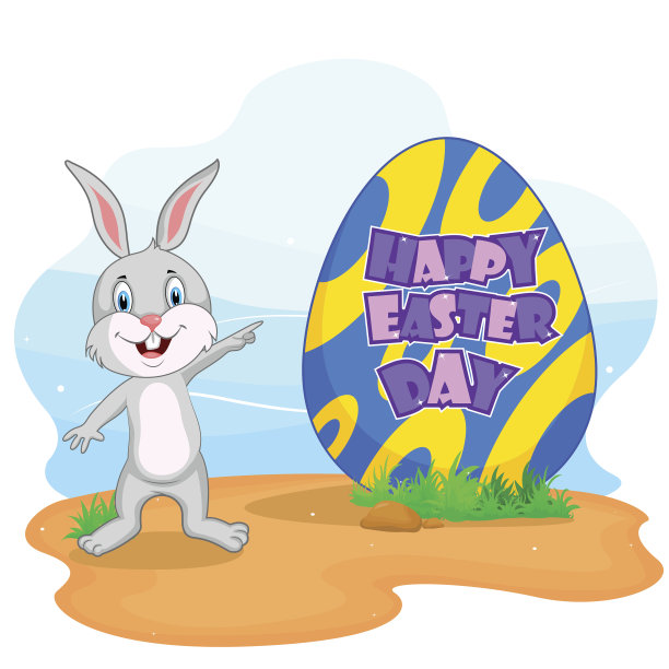 复活节庆祝背景快乐图片下载