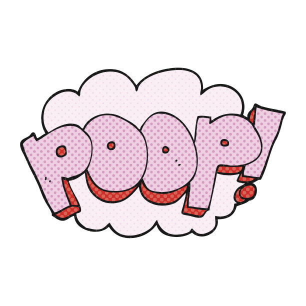 卡通的粪便!文本图片下载