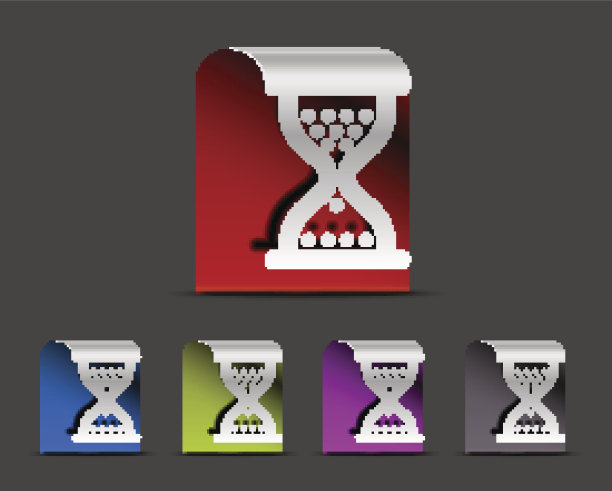 沙漏式网页图标设计图片下载