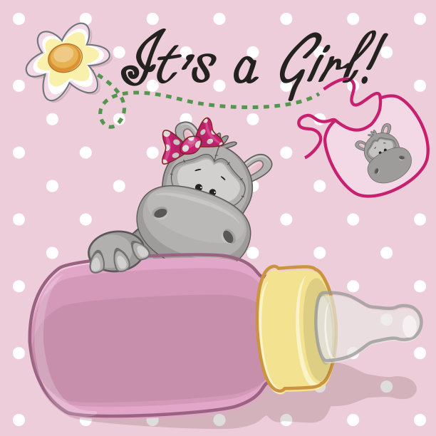 河马的女孩图片下载