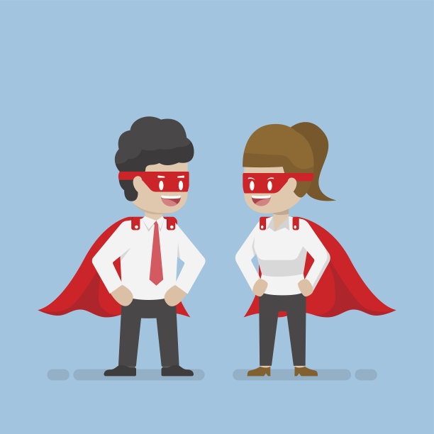 超级商人和女商人素材图片