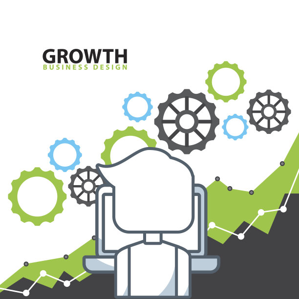 增长业务融资线图标图片下载