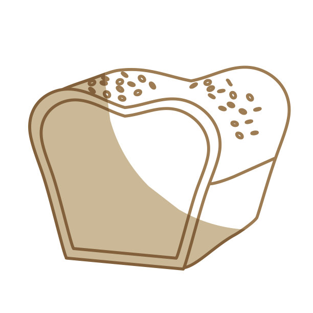 剪影美味新鲜的面包面包食品图片下载