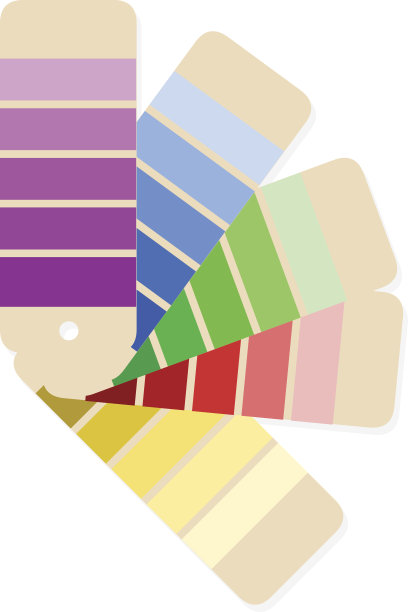 向量的色卡。图片下载