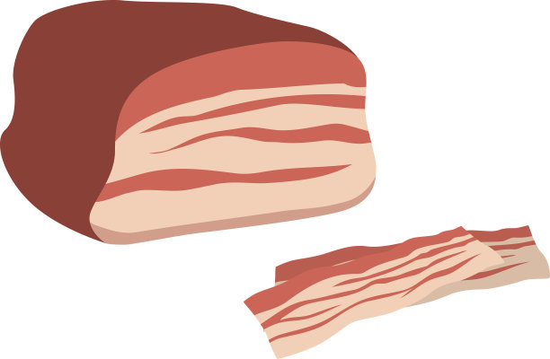 一块肉矢量食物说明图片下载
