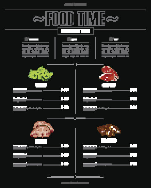 餐厅的菜单设计图片下载