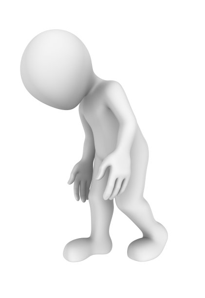 3 d累的人。抑郁症的概念。图片下载