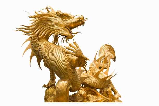 金色龙素材图片