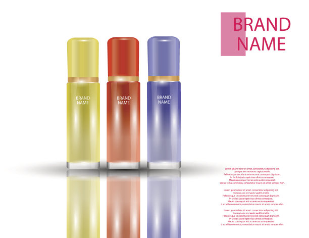 迷人的脸美容护理产品包装上闪闪发光的效果背景。图片下载