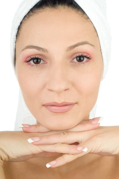 水疗中心的女孩图片下载