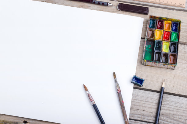 艺术家，插画家或书法家工作场所图片下载