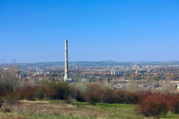 景观与烟囱图片下载