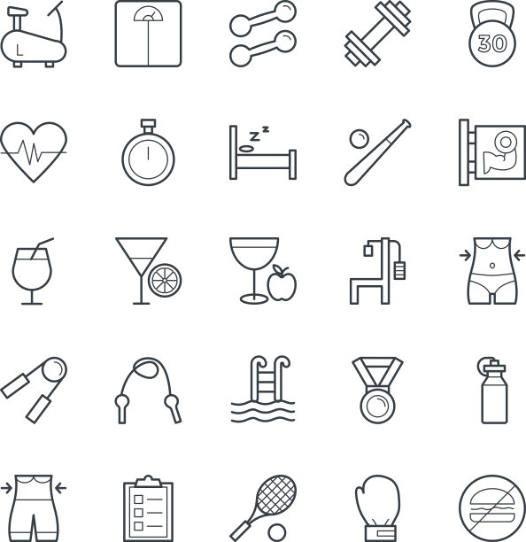 健身酷矢量图标1图片下载