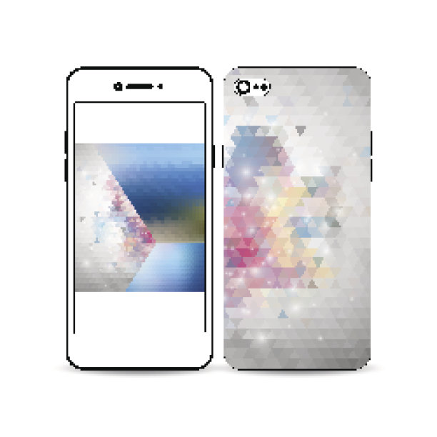 移动智能手机的一个例子的屏幕和掩护图片下载