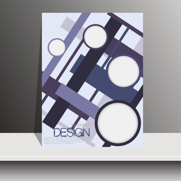 杂志封面与彩色纸的小册子，传单图片下载