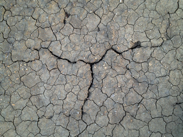 旱季土壤开裂图片下载