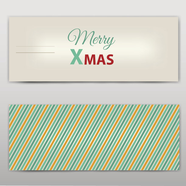 圣诞节横幅-矢量插图图片下载