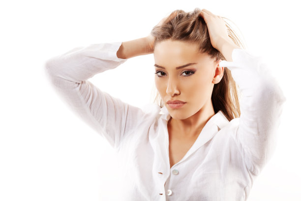 时装模特摆姿势图片下载