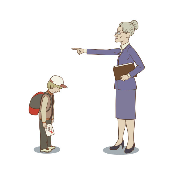 愤怒的老师图片下载