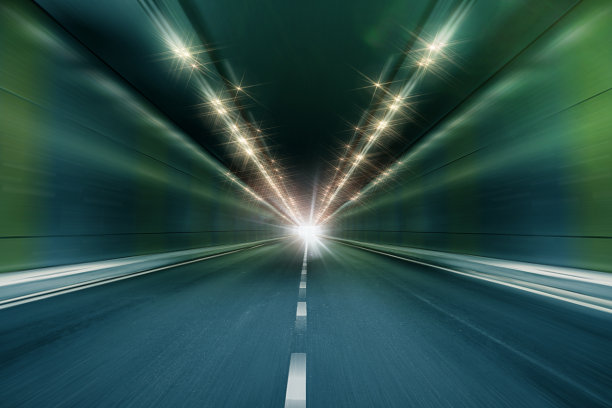 运动模糊隧道透视背景图片下载