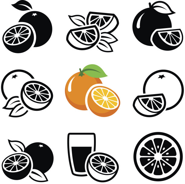 橙汁和橙汁图片下载